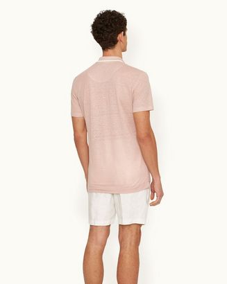 Felix Linen Pique Seashell Pink