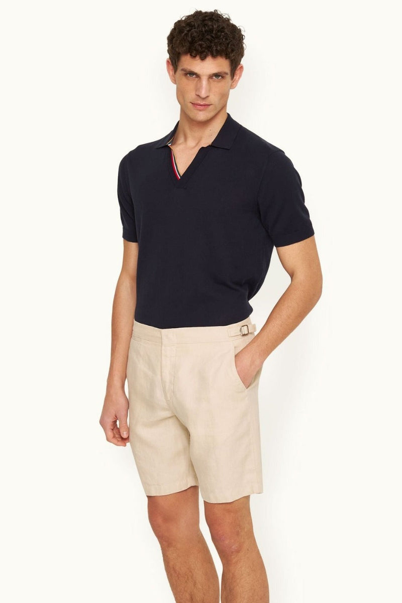 Norwich Linen Shorts in Chai