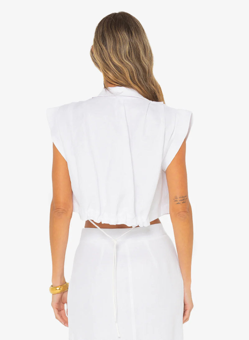 Preen Top White