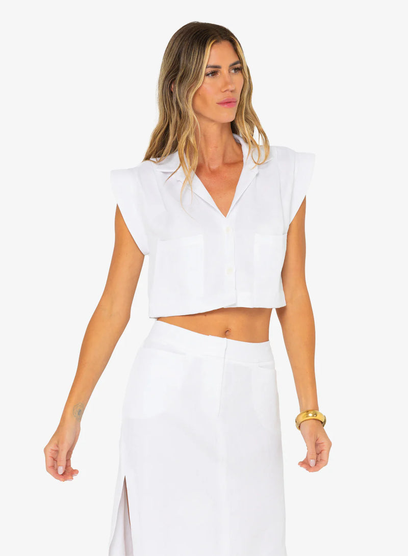 Preen Top White