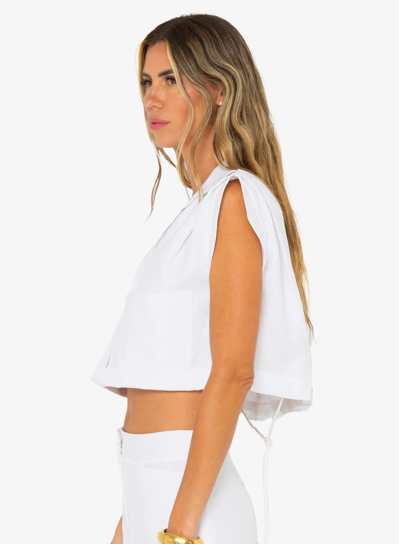 Preen Top White