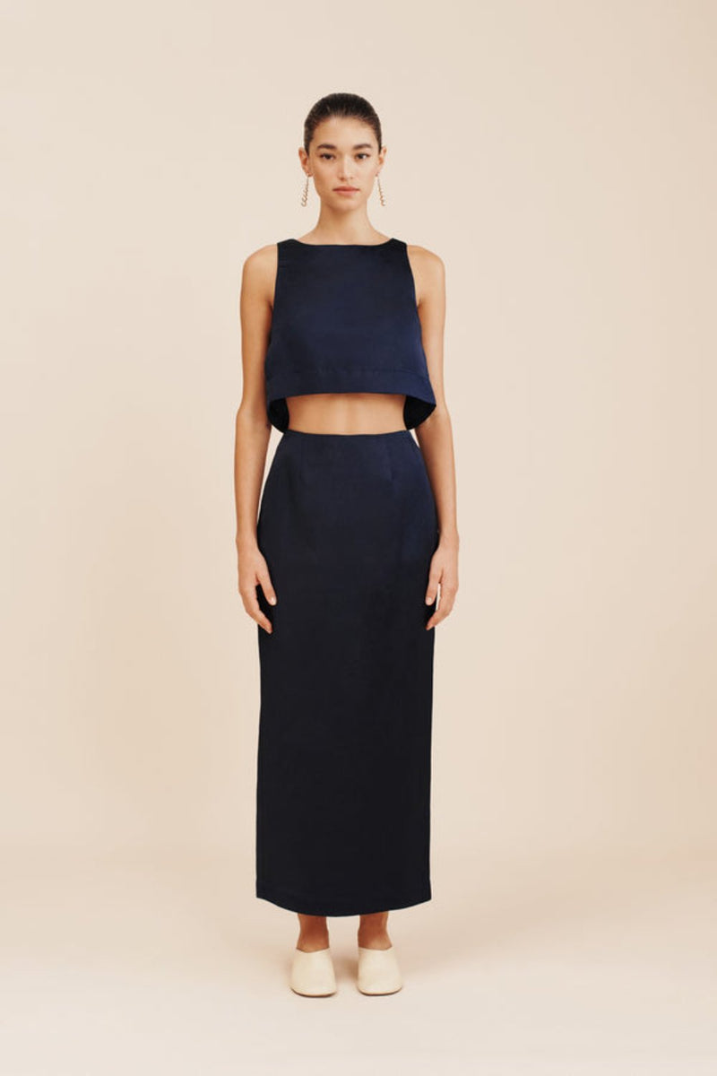 Gigi Pencil Skirt Midnight