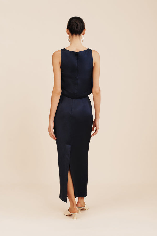 Gigi Pencil Skirt Midnight