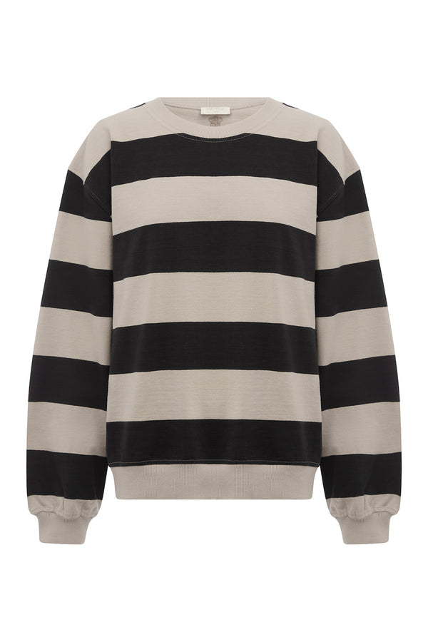 Hugo Sweater Black-Beige