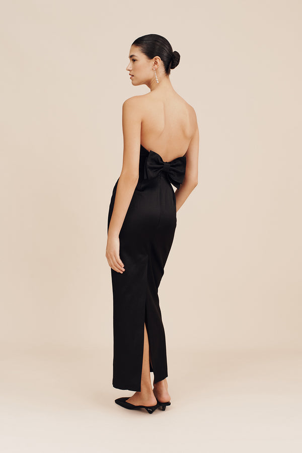 Romeo Strapless Dress Black