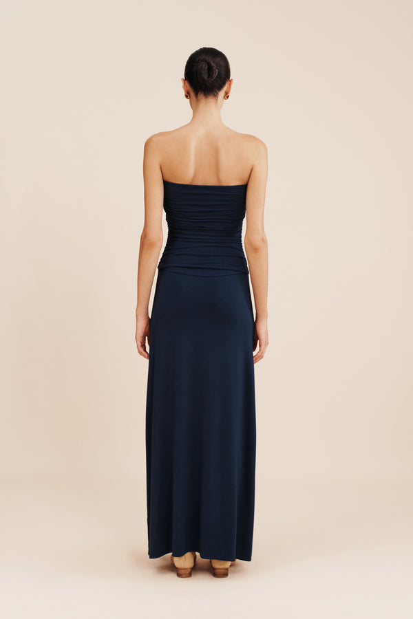 Sasha Strapless Dress Royal Blue