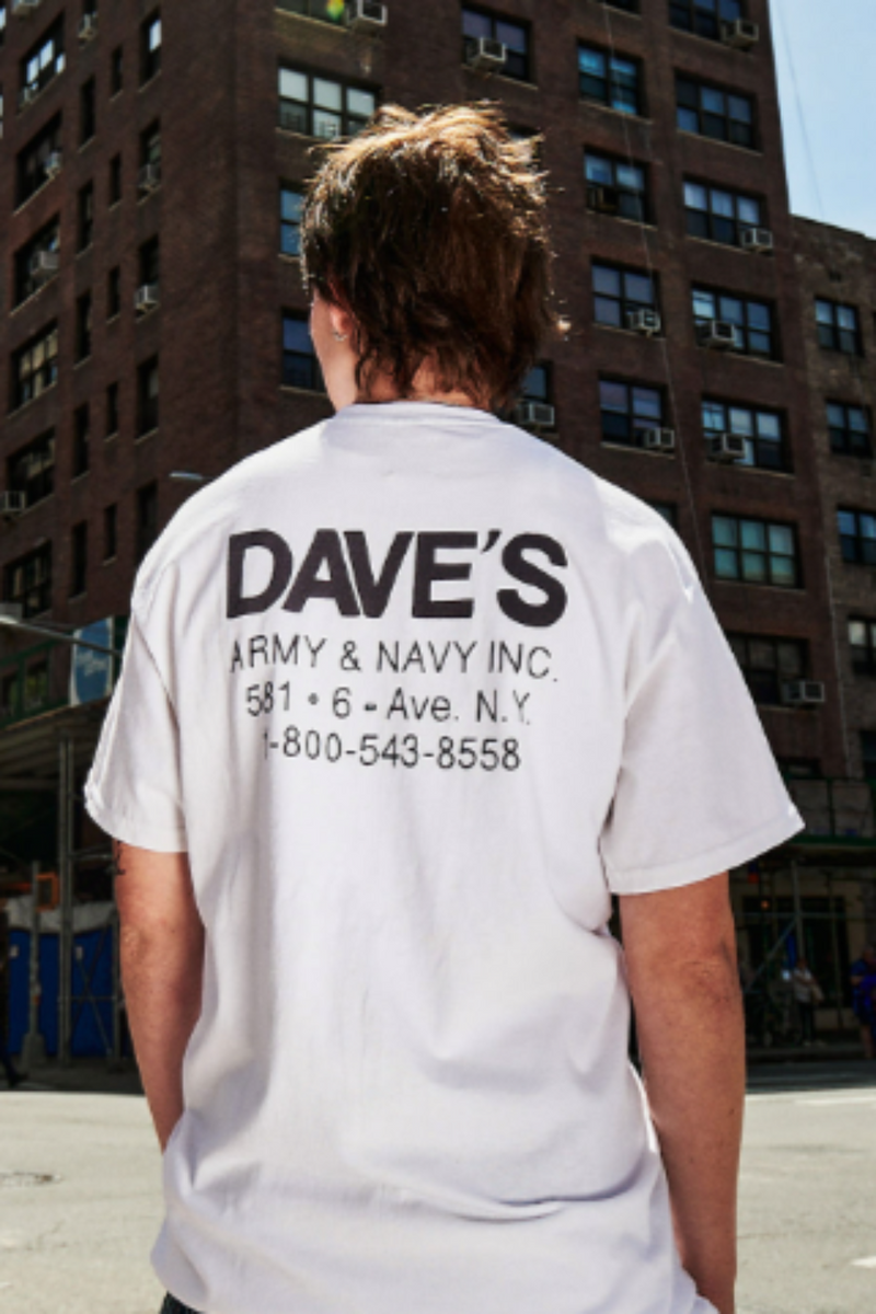 Roy Roger's X Dave's Army and Navy T-Shirt White
