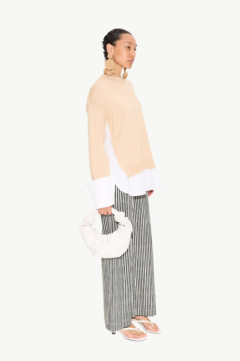 Pip Poplin Combo Sweater