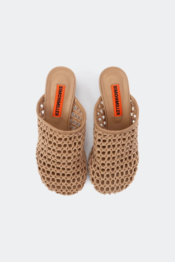 Crochet Beep Mule Natural