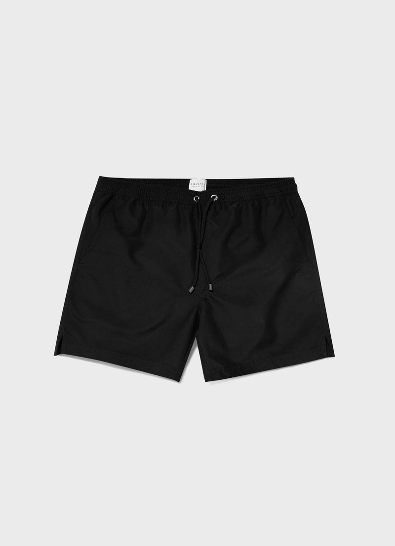 Drawstring Swim Short Black