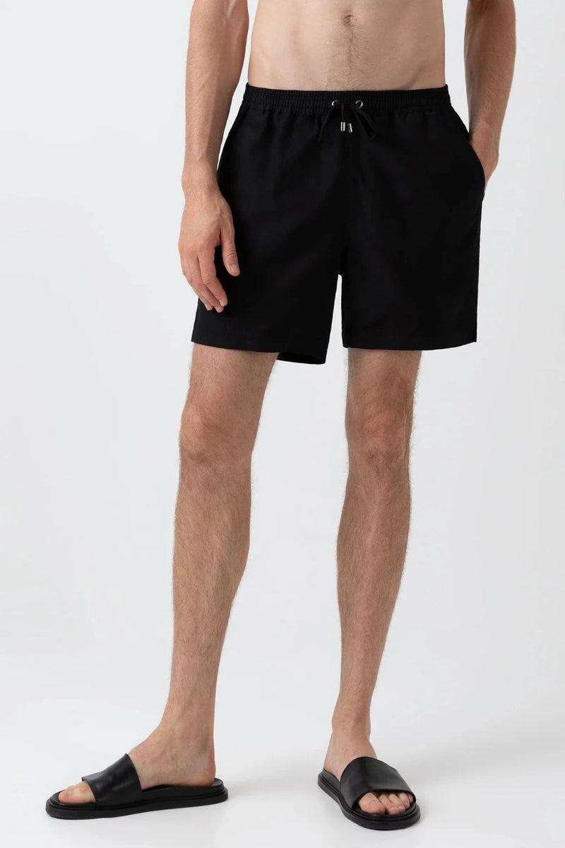 Drawstring Swim Short Black