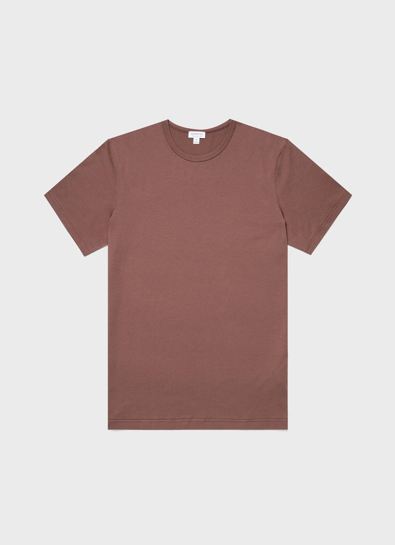 SS Crewneck T-Shirt Brown