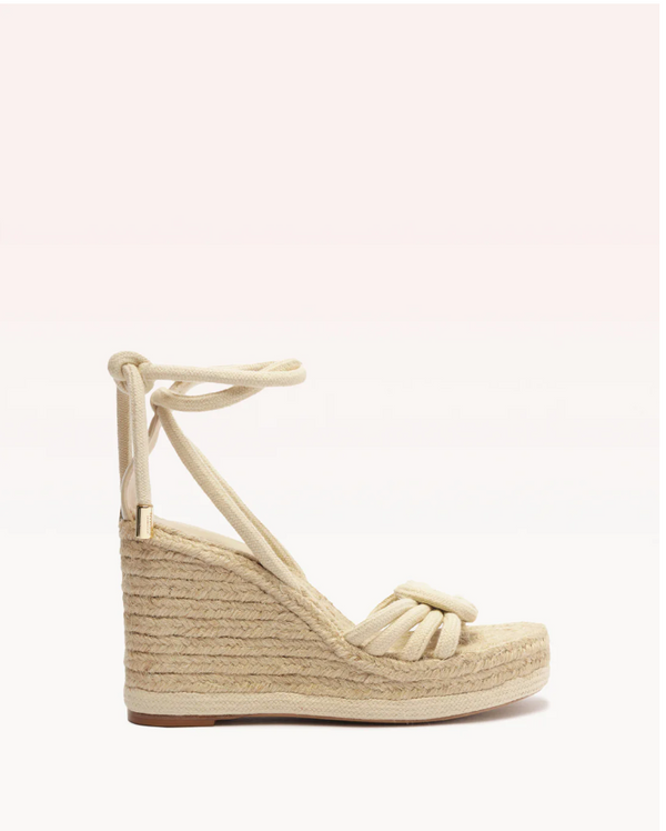 Vicky Rope Wedge 100 Dove