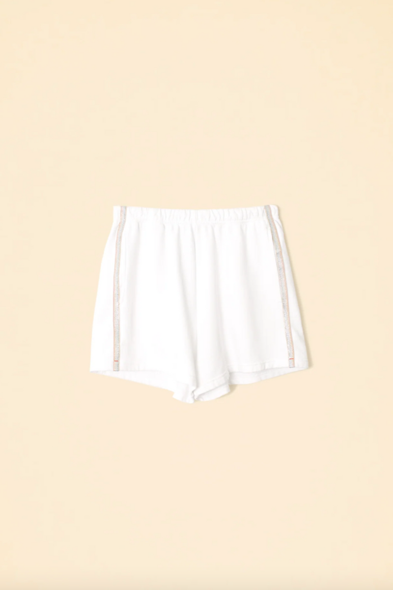 Shayla Sweat Short White Prism