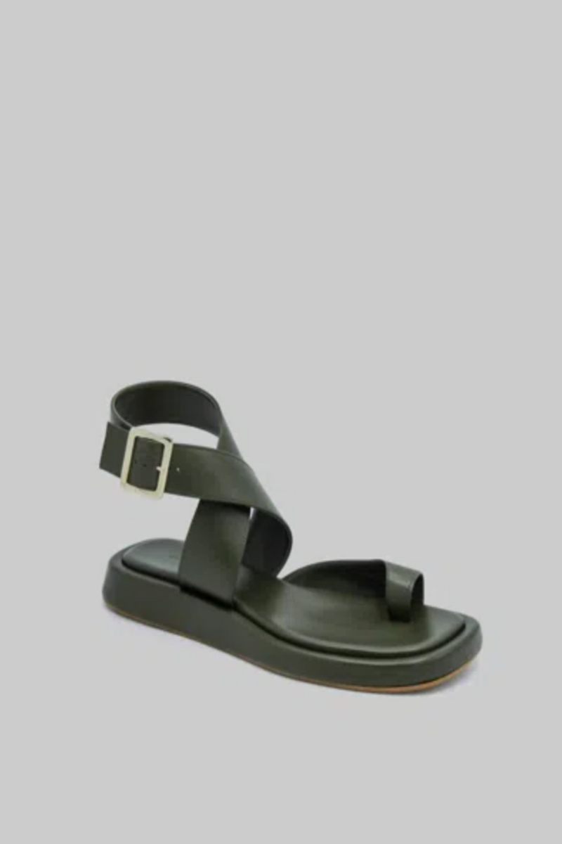 Rosie 4 Toe Ring Sandal with Wrap Around Ankle Strap (Final Sale)