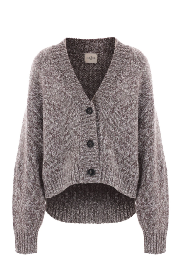 Kamal Cardigan Chunky Moss