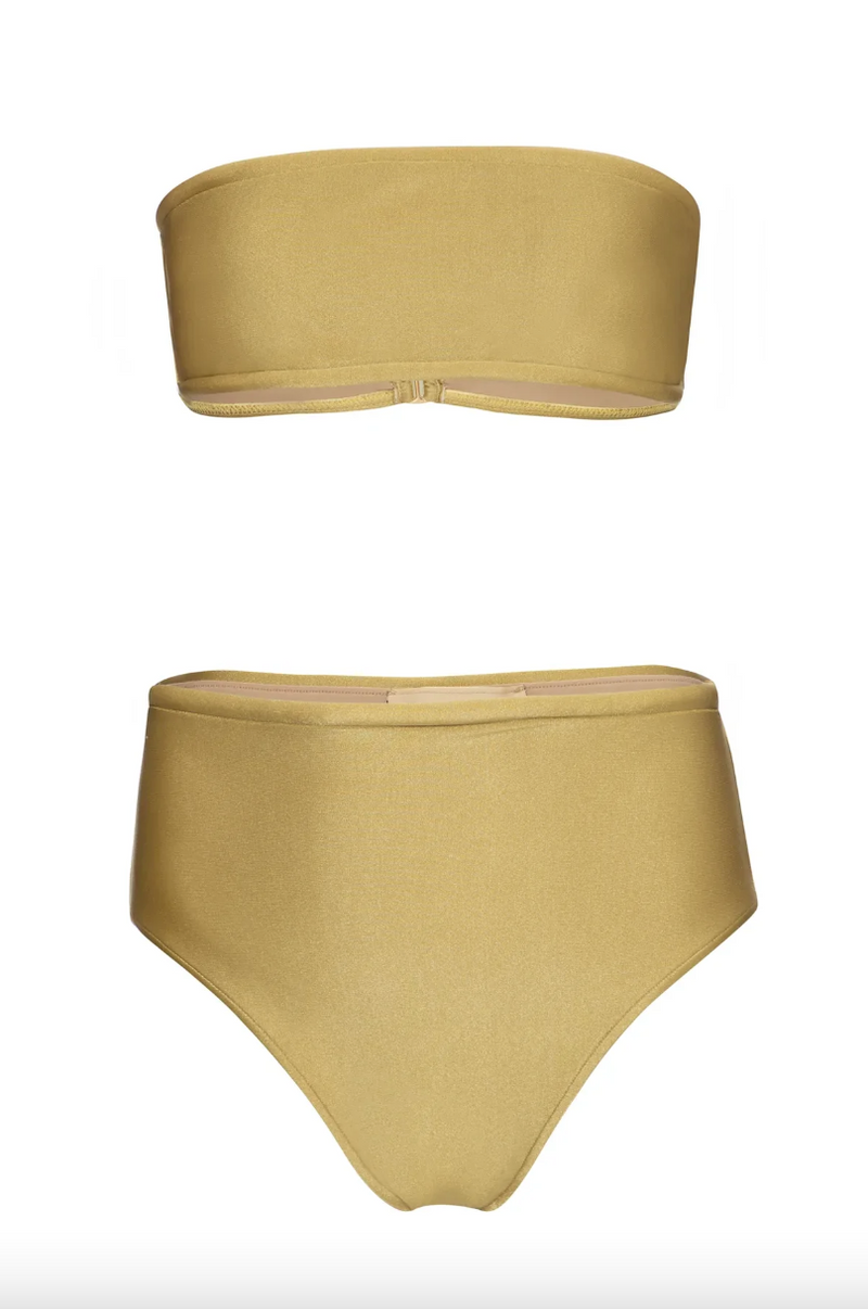 Timeless High Leg Bandeau Bikini (Final Sale)