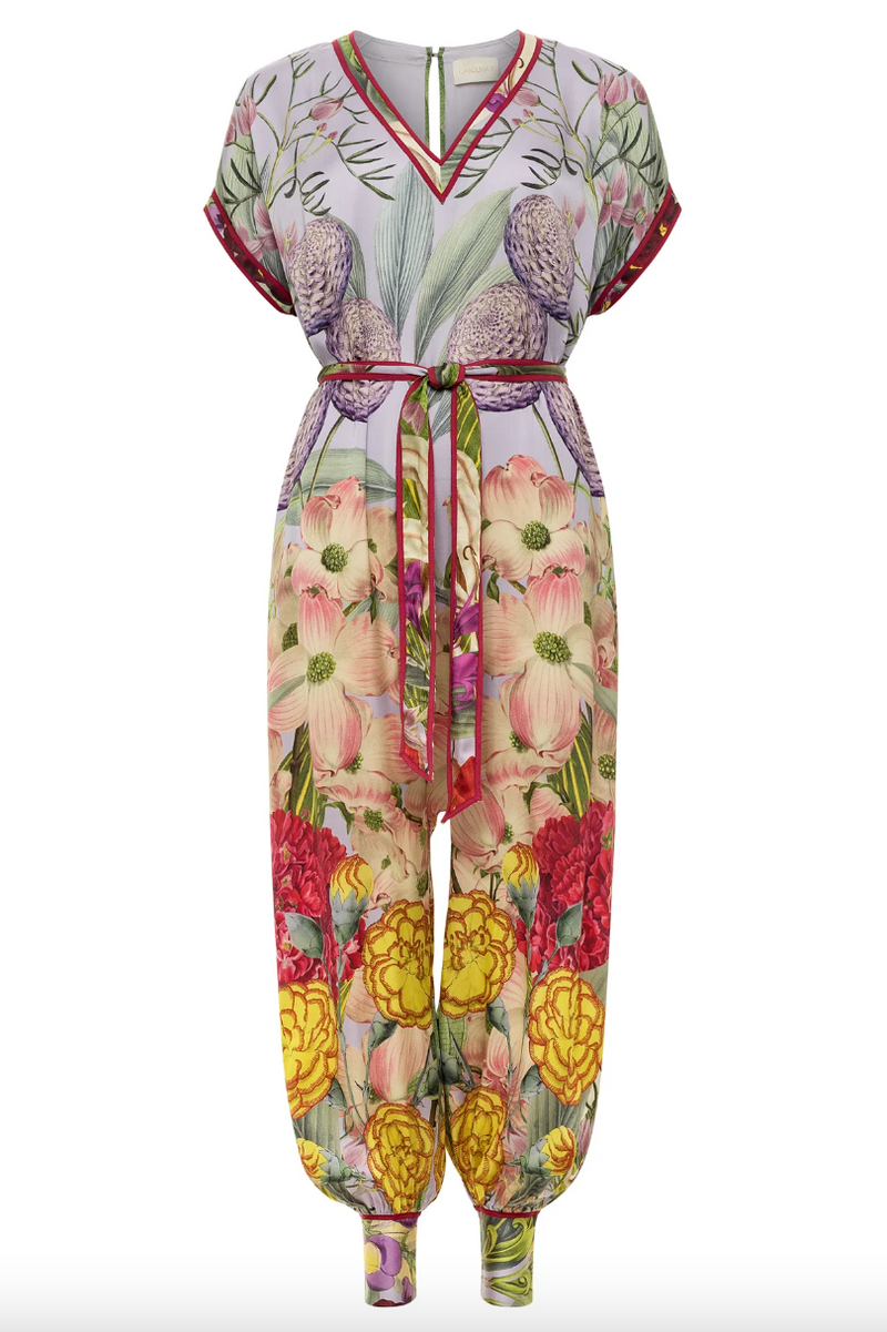 Maena Jumpsuit Floral Lilac (Final Sale)*