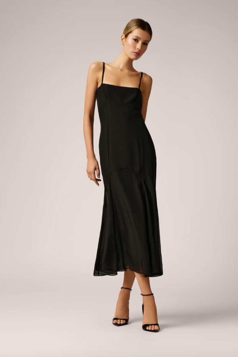 Chiffon Midi Dress