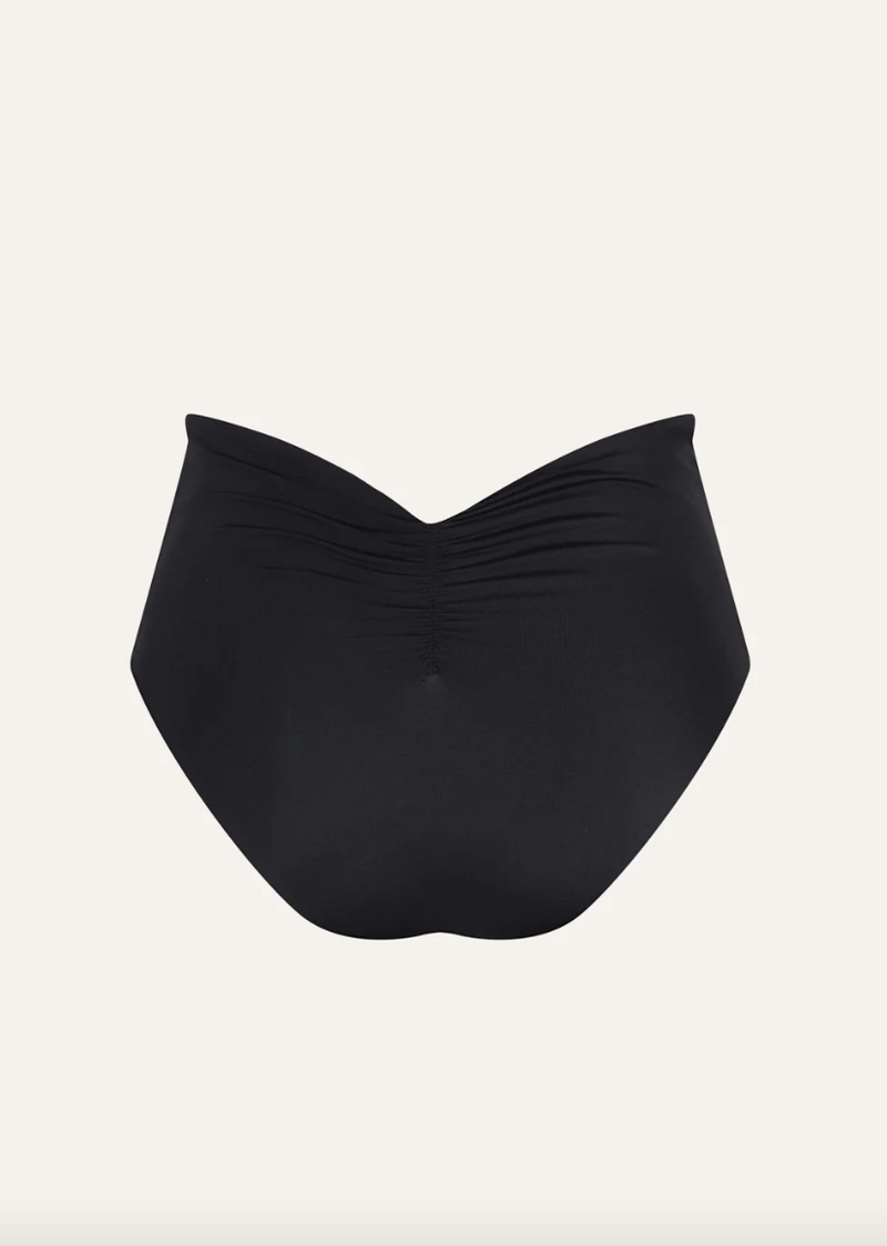 Black Marinera Bikini Bottom