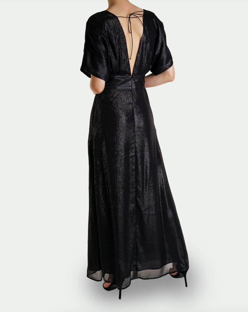 Ginny Dress Black Lurex