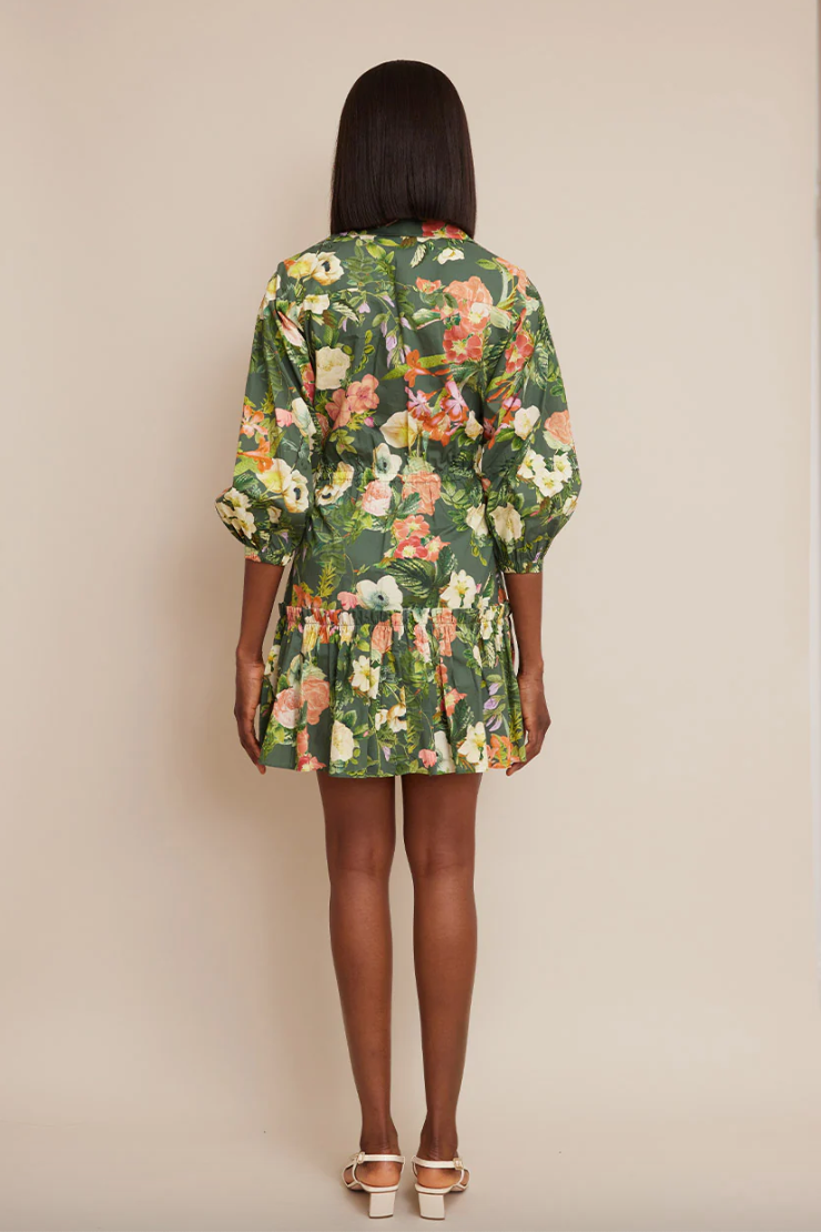 Robin Dress Olive Kingston Floral (Final Dress)