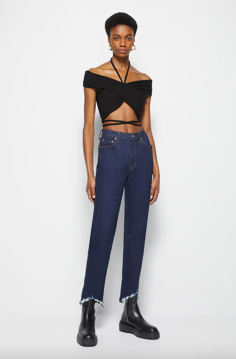 River High Rise Straight Denim