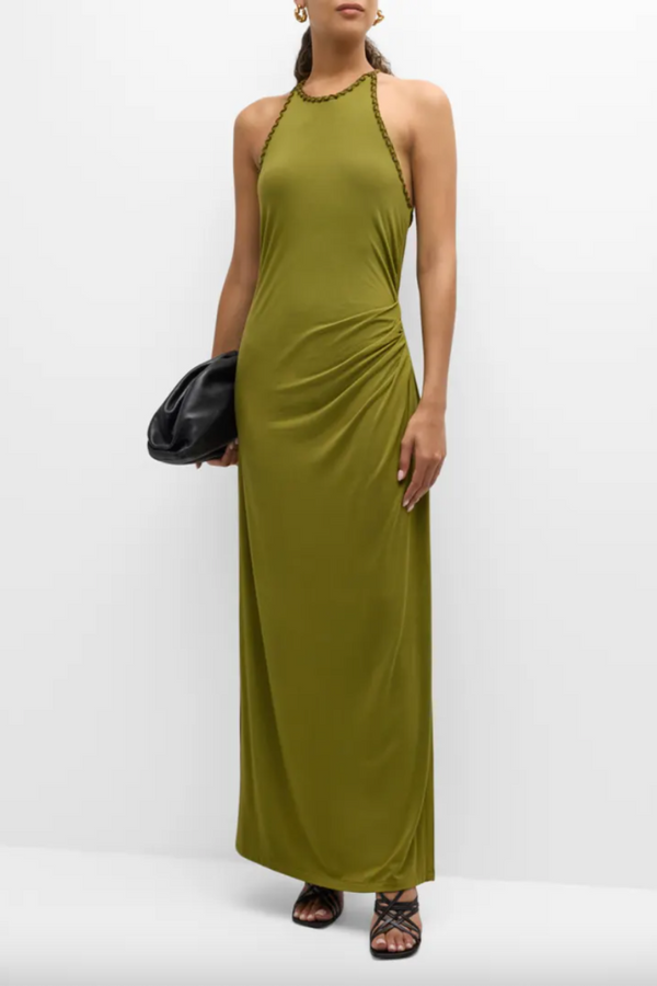 Manilla Dress Olive Green