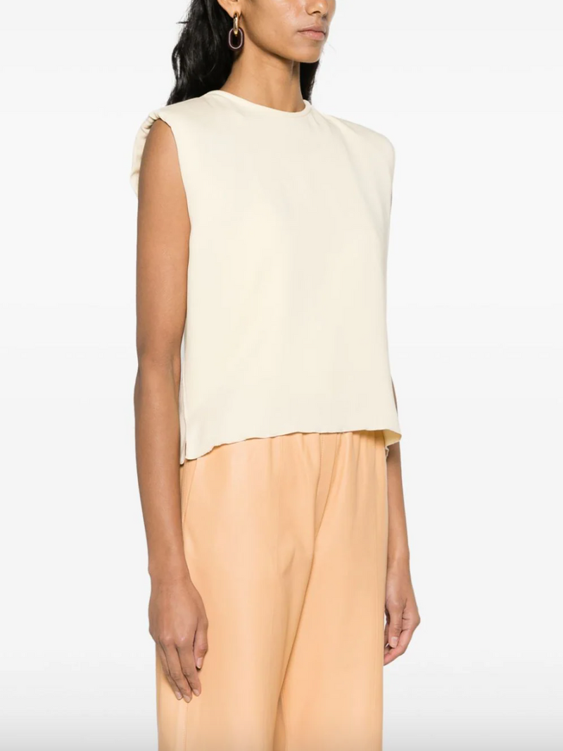 Boxy Top in Stretch Crepe Cady (Final Sale)