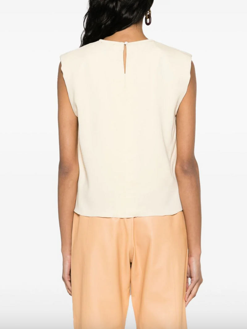 Boxy Top in Stretch Crepe Cady (Final Sale)