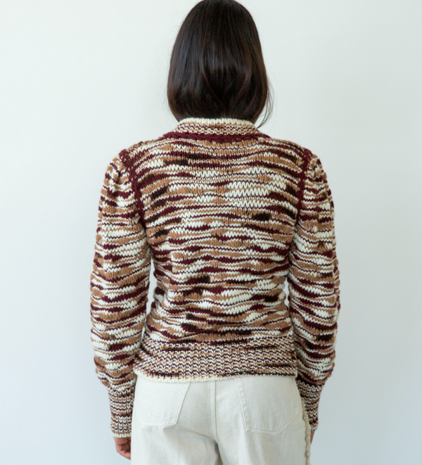 Yasmine Cardigan Brown Multi