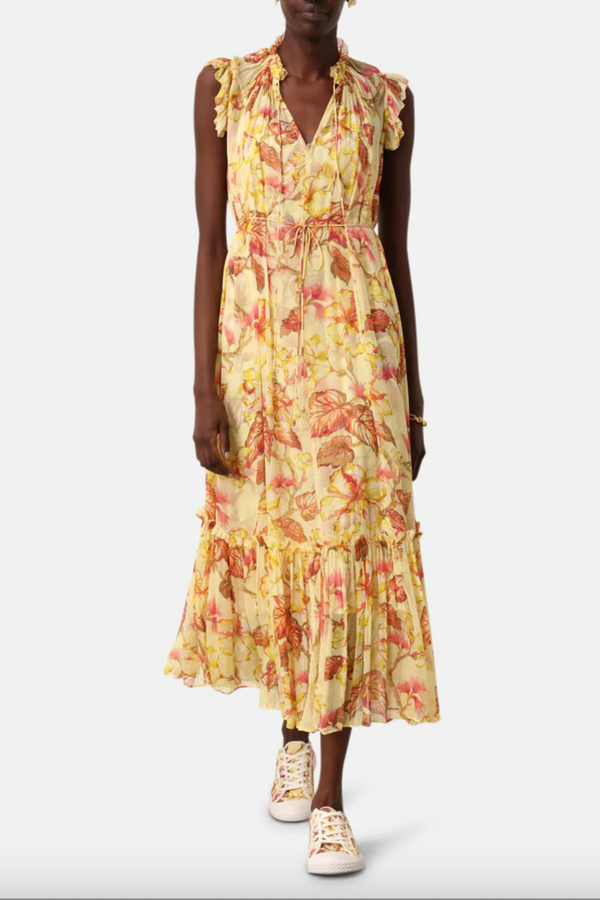 Matchmaker Flutter Midi Dress (Final Sale)