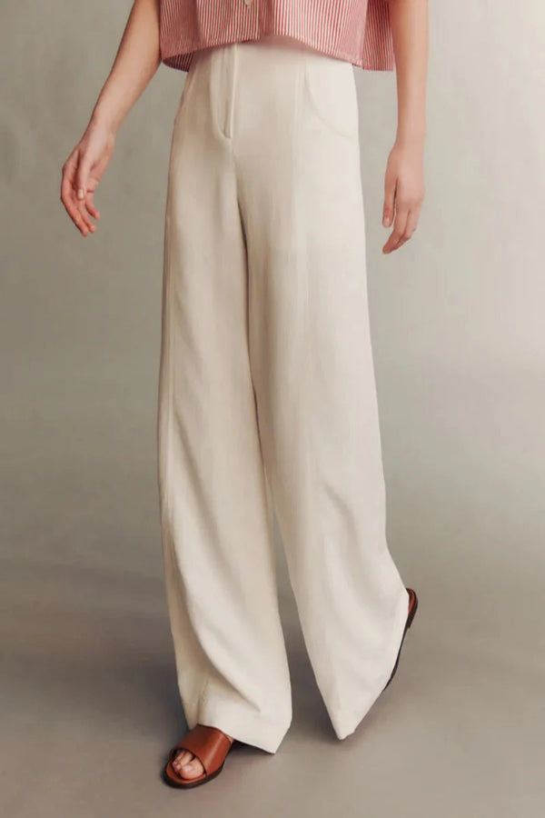 TWP Demie Pants Coated Viscose Linen