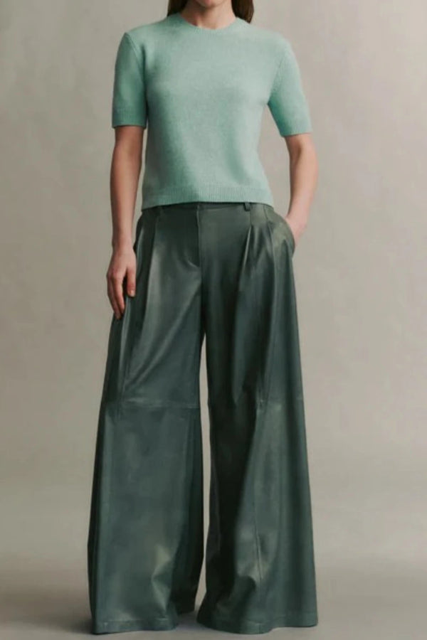 Didi Pant Paper Leather Sage