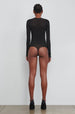 Sheer Bodysuit Black