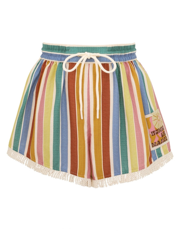 Everly Relaxed Short Multi Stripe