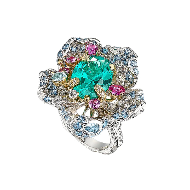 Paraiba Bloom Ring