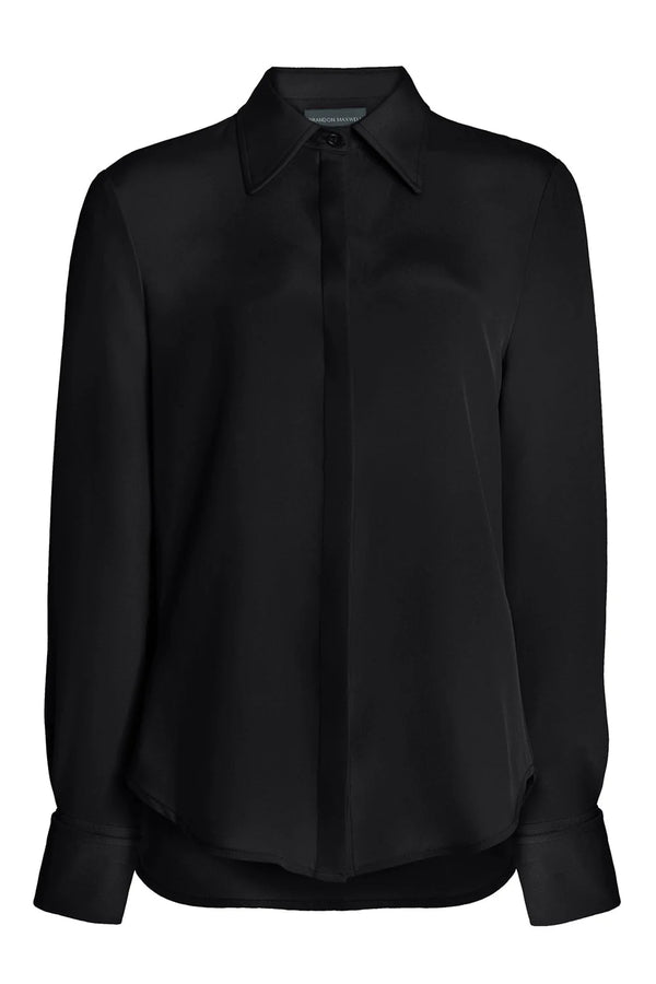 The Spence Button Down in Black