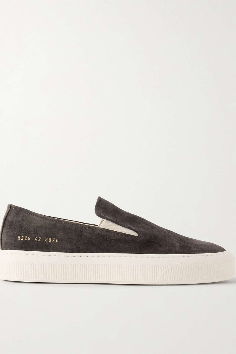 Slip On in Suede Smoke 3874