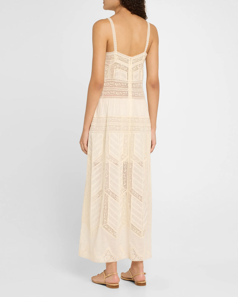 Acacia Lace Trim Slip Dress