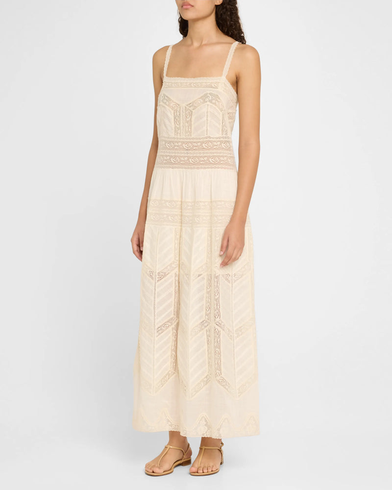 Acacia Lace Trim Slip Dress