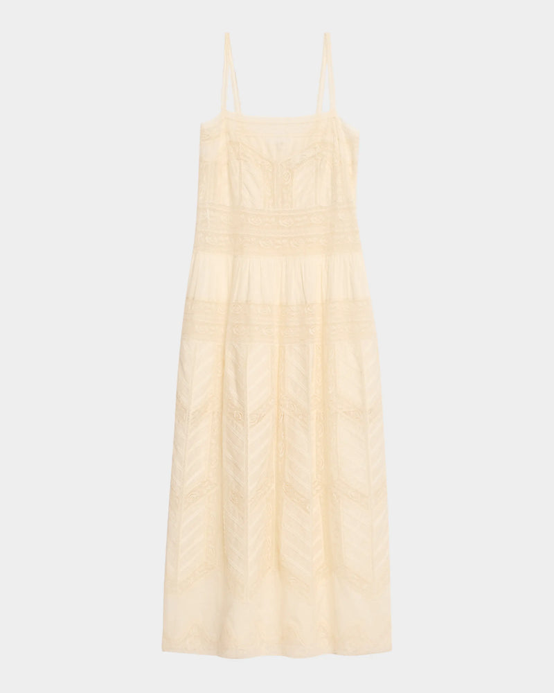 Acacia Lace Trim Slip Dress