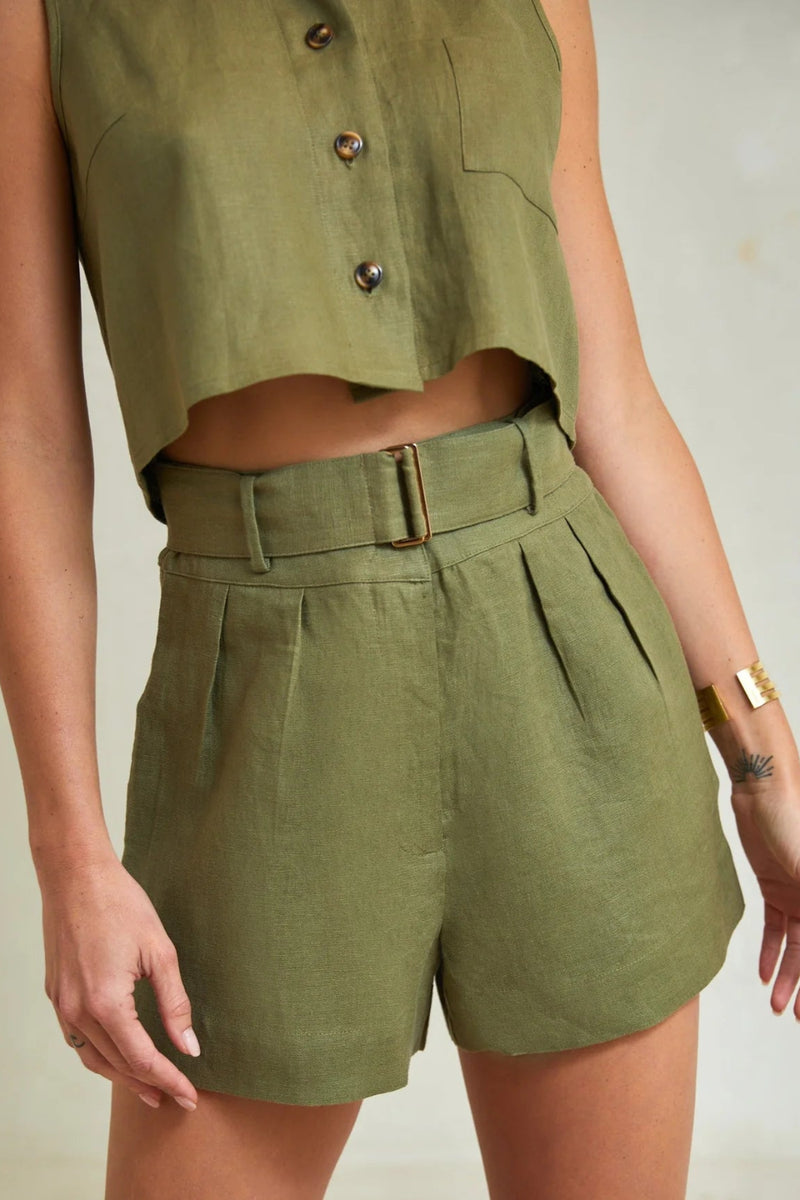 Zinna Short Olive