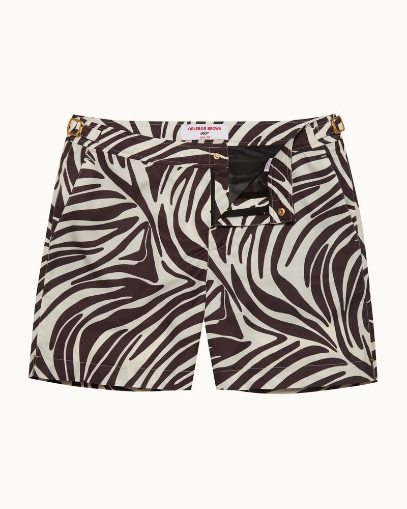 Bulldog Golden Gun Zebra Swim Shorts