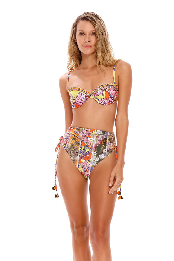 AGUA BENDITA Etta Reversible Hand-Crafted Bikini Bottom WOMEN'S SWIMWEAR