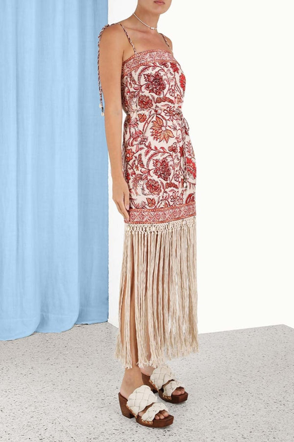 Vitali Fringe Mini Dress (Final Sale)