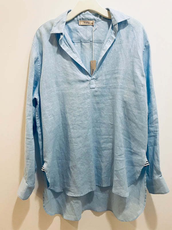 Pop Over Collared Shirt (Final Sale)